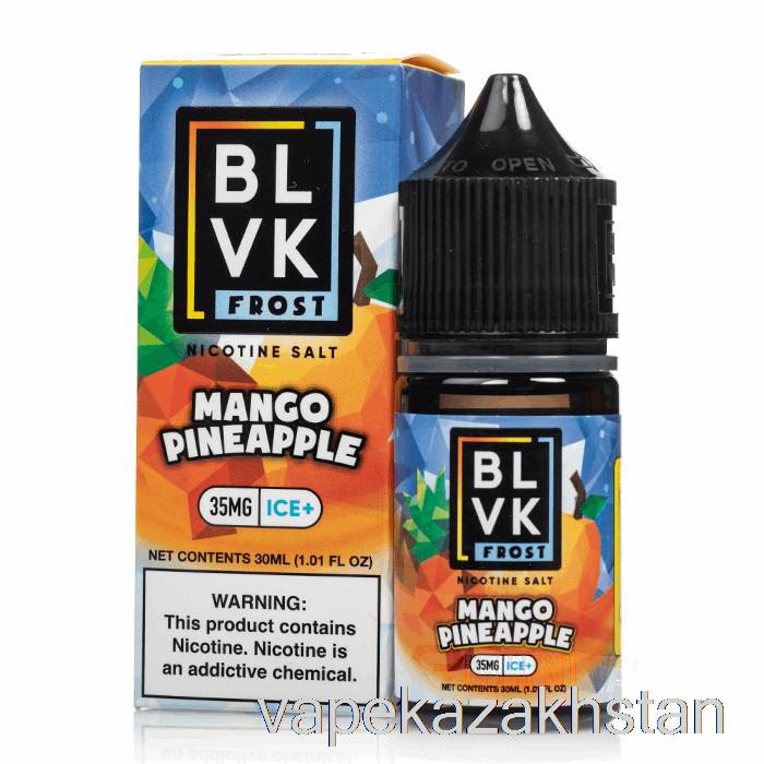 Vape Kazakhstan Mango Pineapple - BLVK Frost Salts - 30mL 35mg